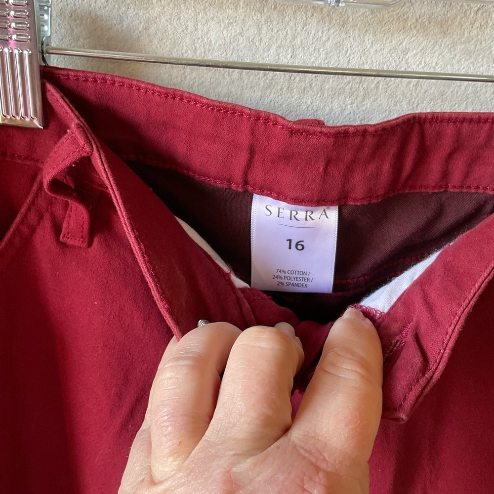 Serra Straight-Leg Pants. Size 16 - Picture 5 of 6